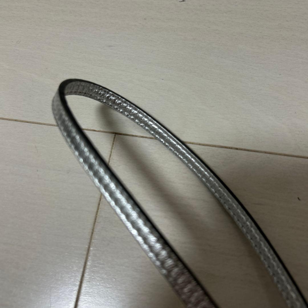 美品 J&Mデヴィッドソン ファロートートバッグミニ シルバー