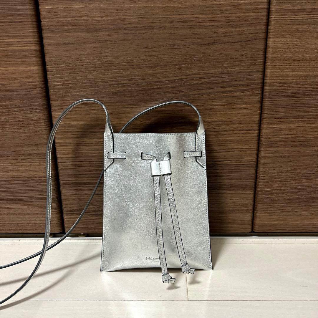 美品 J&Mデヴィッドソン ファロートートバッグミニ シルバー