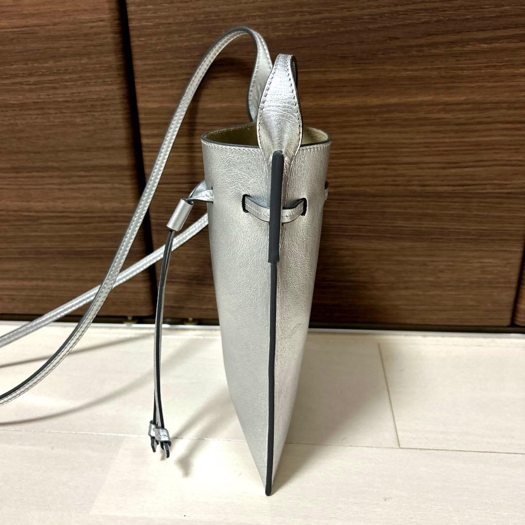 美品 J&Mデヴィッドソン ファロートートバッグミニ シルバー