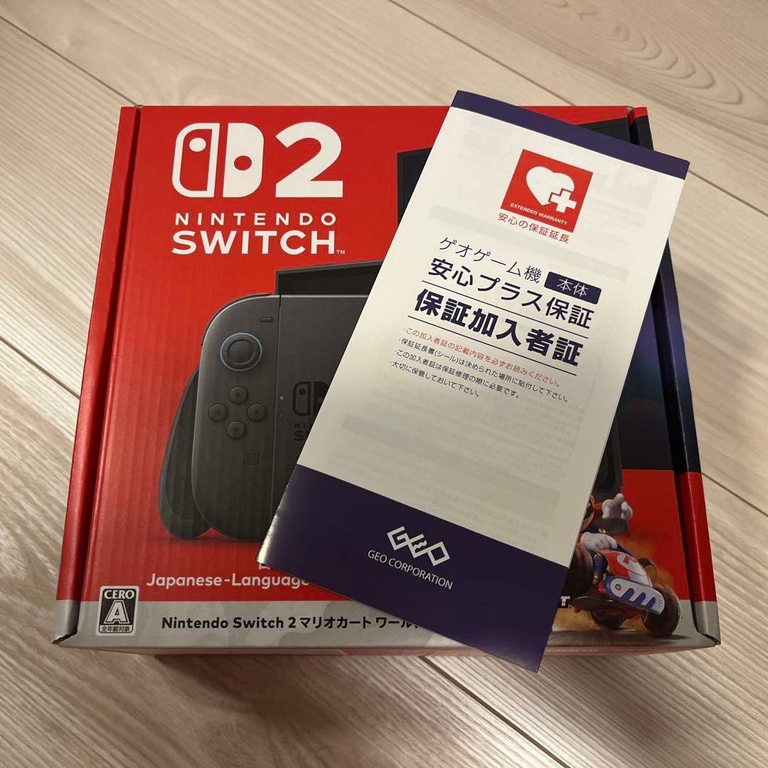 Nintendo Switch 2 本体　保証3年付き　マリオカート