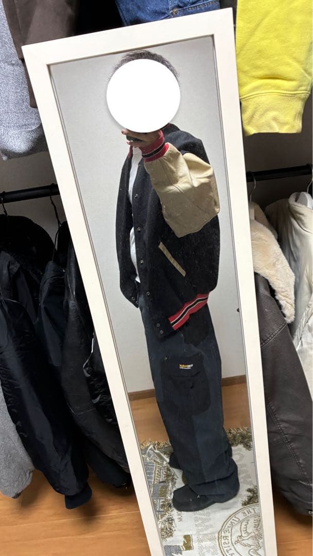 Nike Falcons スタジャン XL 黒/ベージュ