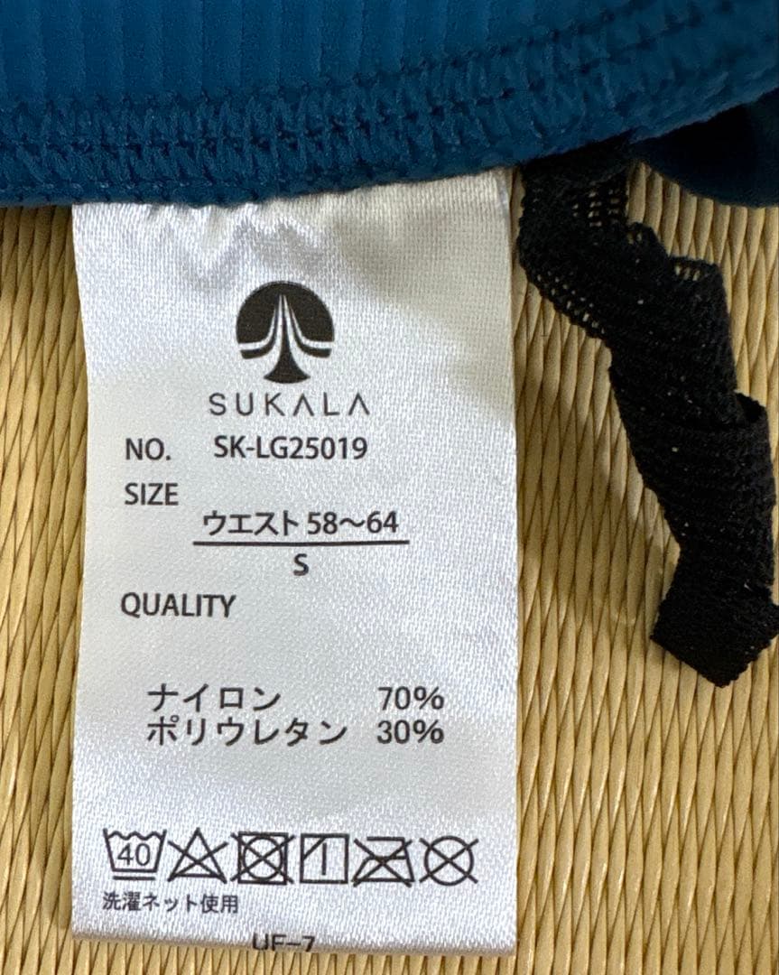 新品未使用　SUKALA リブトレンカレギンス　スカーラ　ネイビーブルーＳ