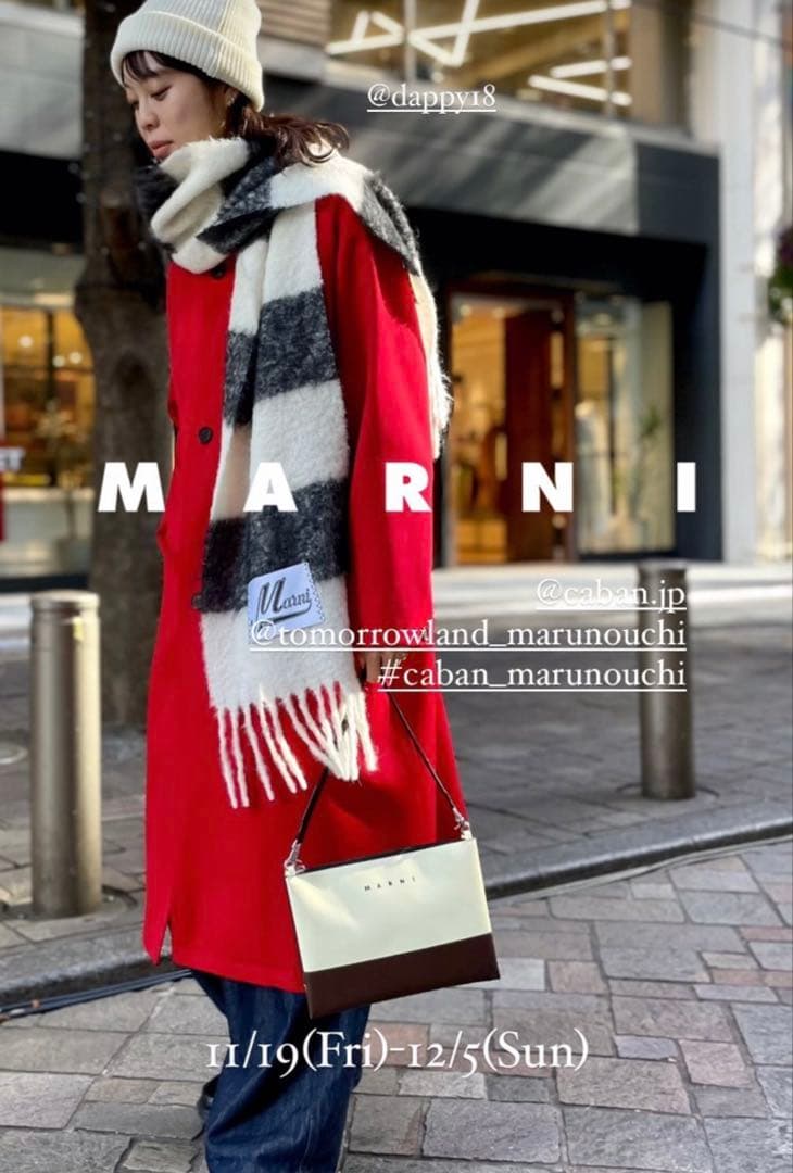 ✨ MARNI チェスターコート レッド ✨