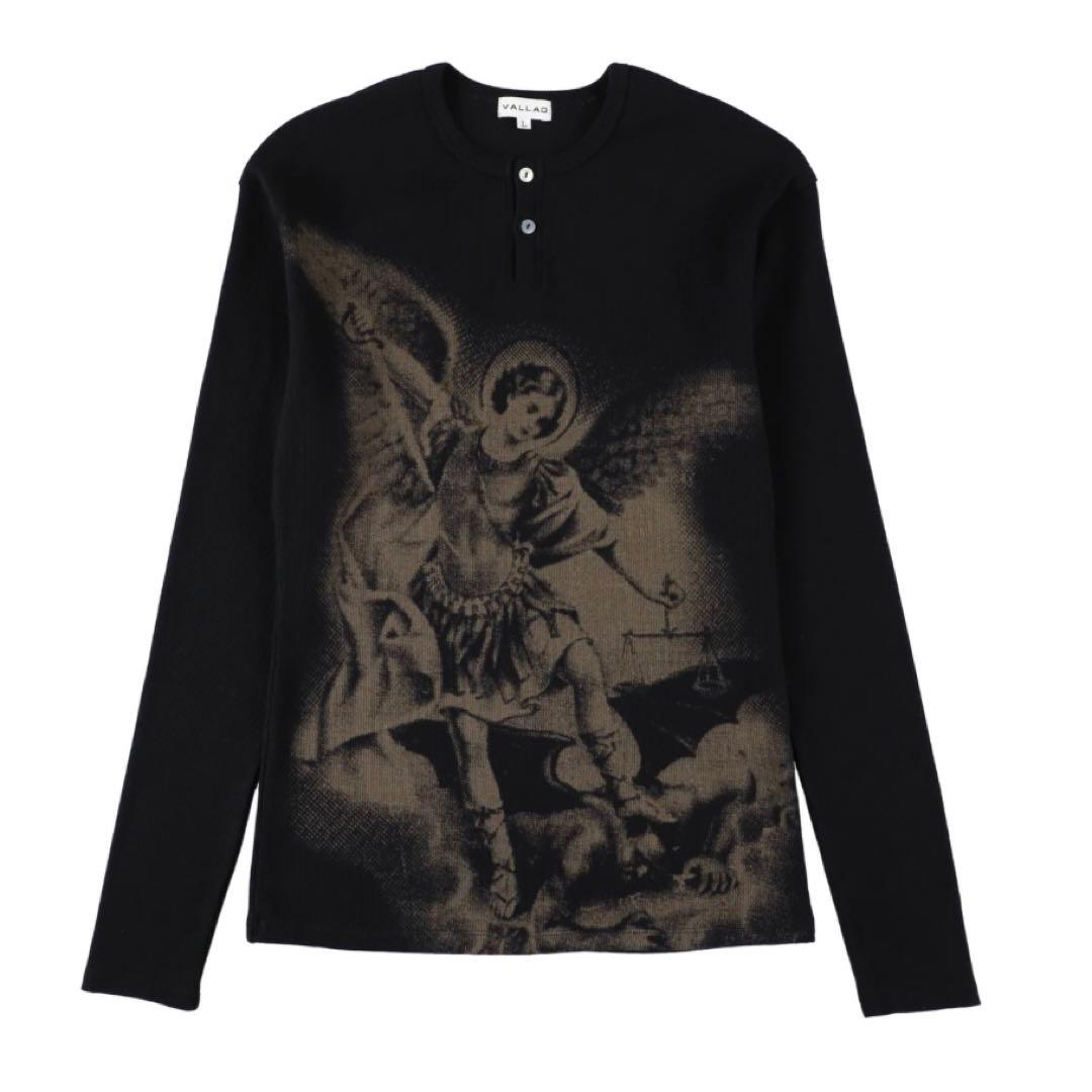 VALLAD V.HENRY NECK L/S BLACK Mサイズちょい値下げ