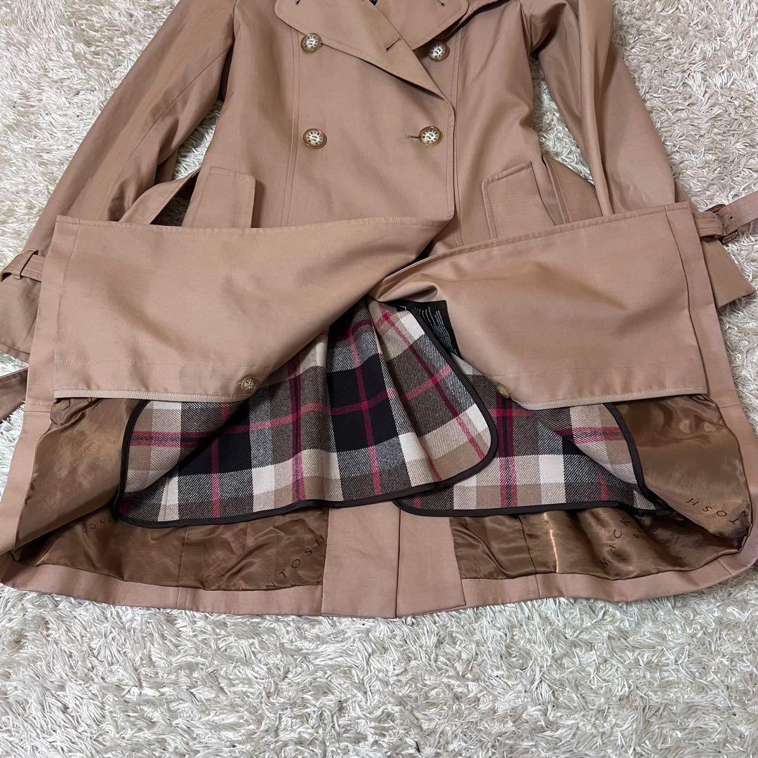 ☆極美品☆マッキントッシュ　トレンチコート　ライナー　キャメル　36 S