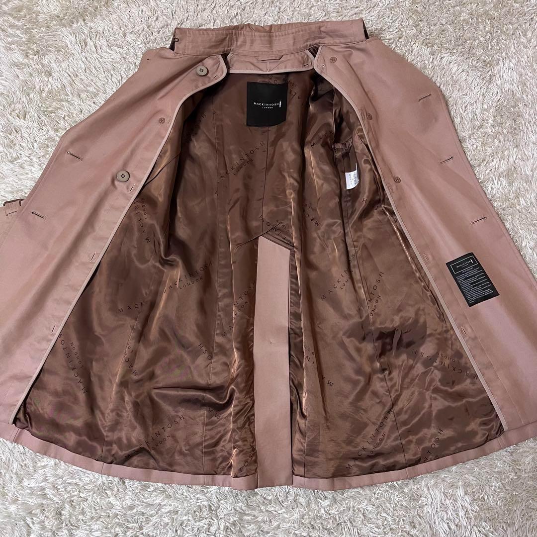 ☆極美品☆マッキントッシュ　トレンチコート　ライナー　キャメル　36 S