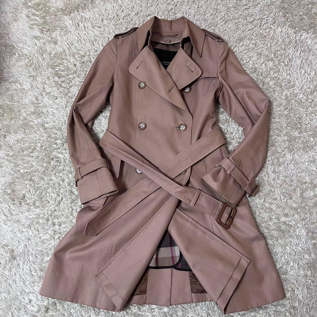 ☆極美品☆マッキントッシュ　トレンチコート　ライナー　キャメル　36 S