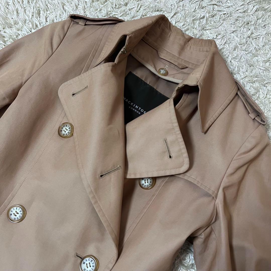 ☆極美品☆マッキントッシュ　トレンチコート　ライナー　キャメル　36 S