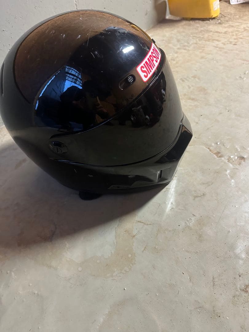 SIMSON ブラック フルフェイスヘルメット　60センチ
