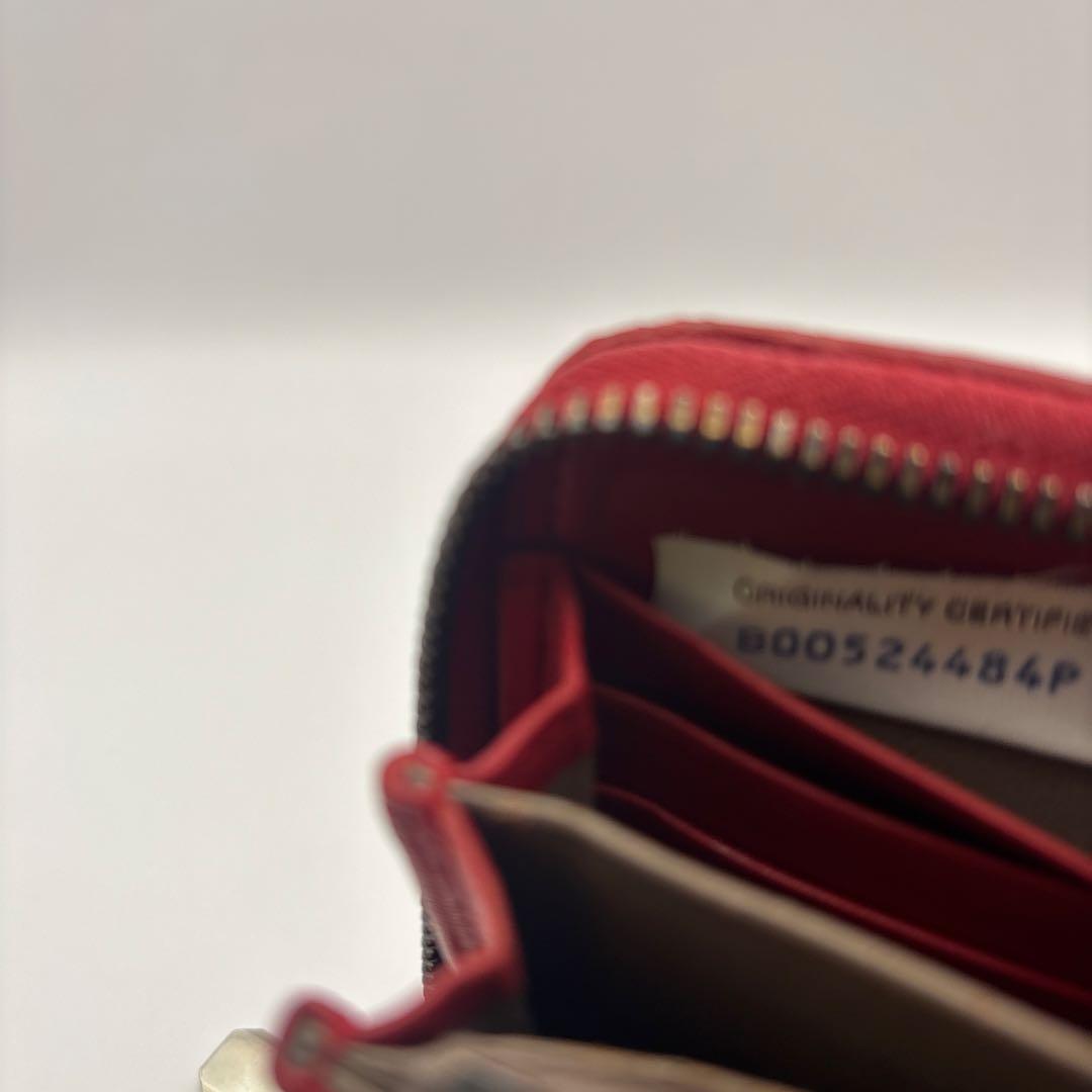 ◆正規品◆ボッティガヴェネタイントレチャート ラウンドファスナー長財布ブラック