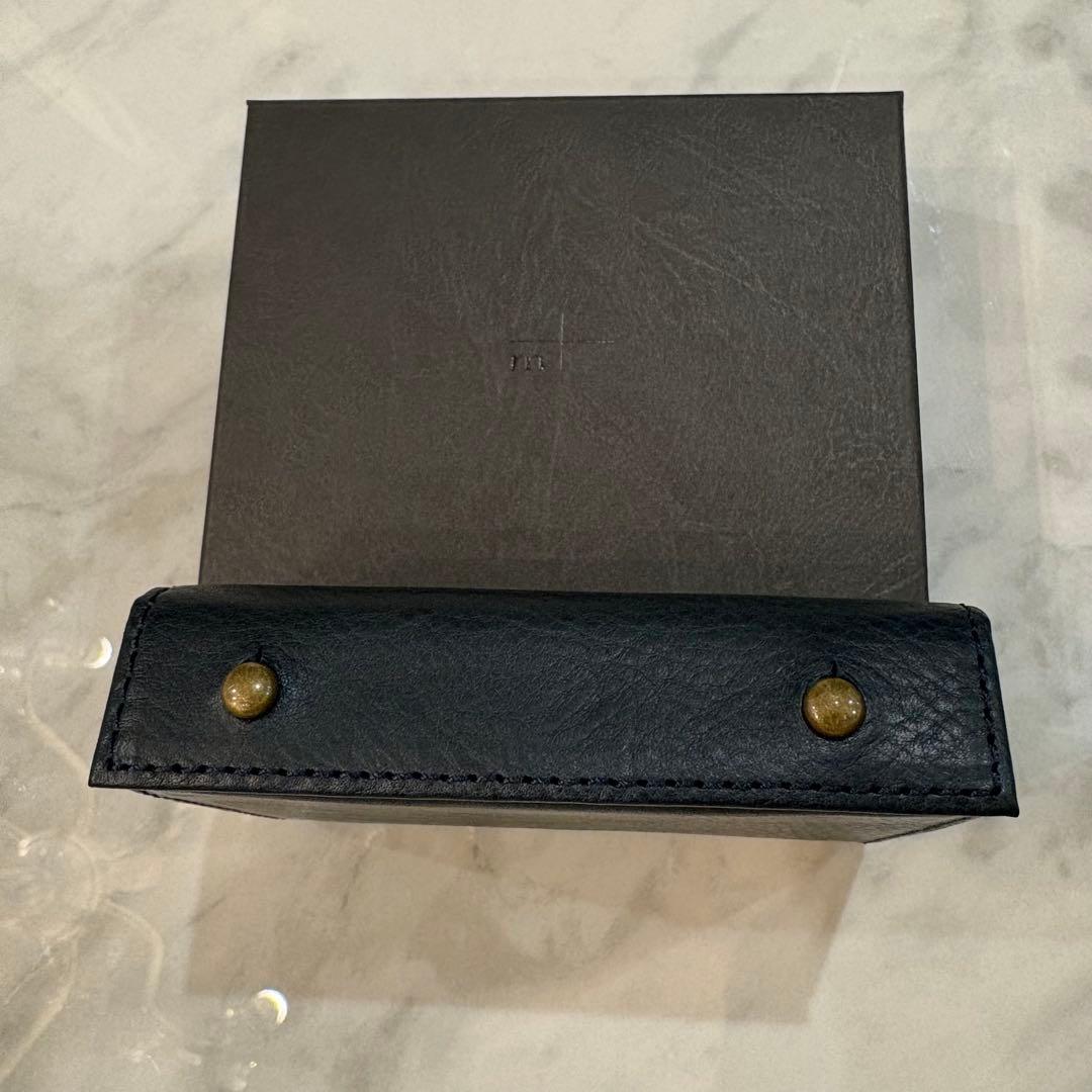 【新品・未使用品】m＋ エムピウ ミッレフォッリエⅡP25 ネイビー/ブラウン