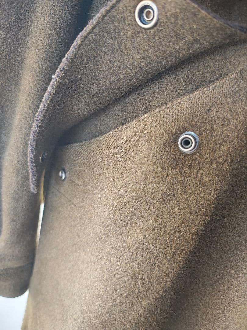 90Sビンテージ！フランス製apc メンズモッズコート（ウールメルトン）