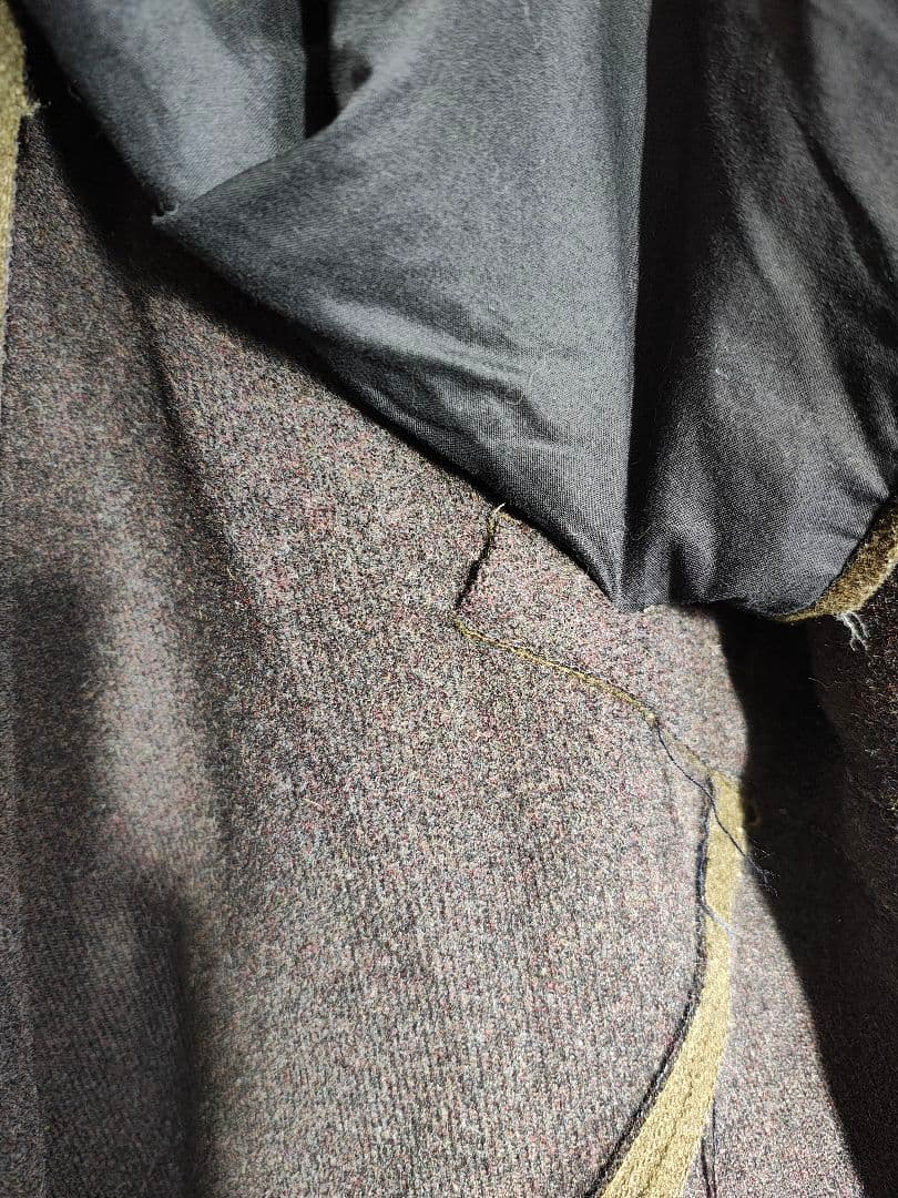 90Sビンテージ！フランス製apc メンズモッズコート（ウールメルトン）