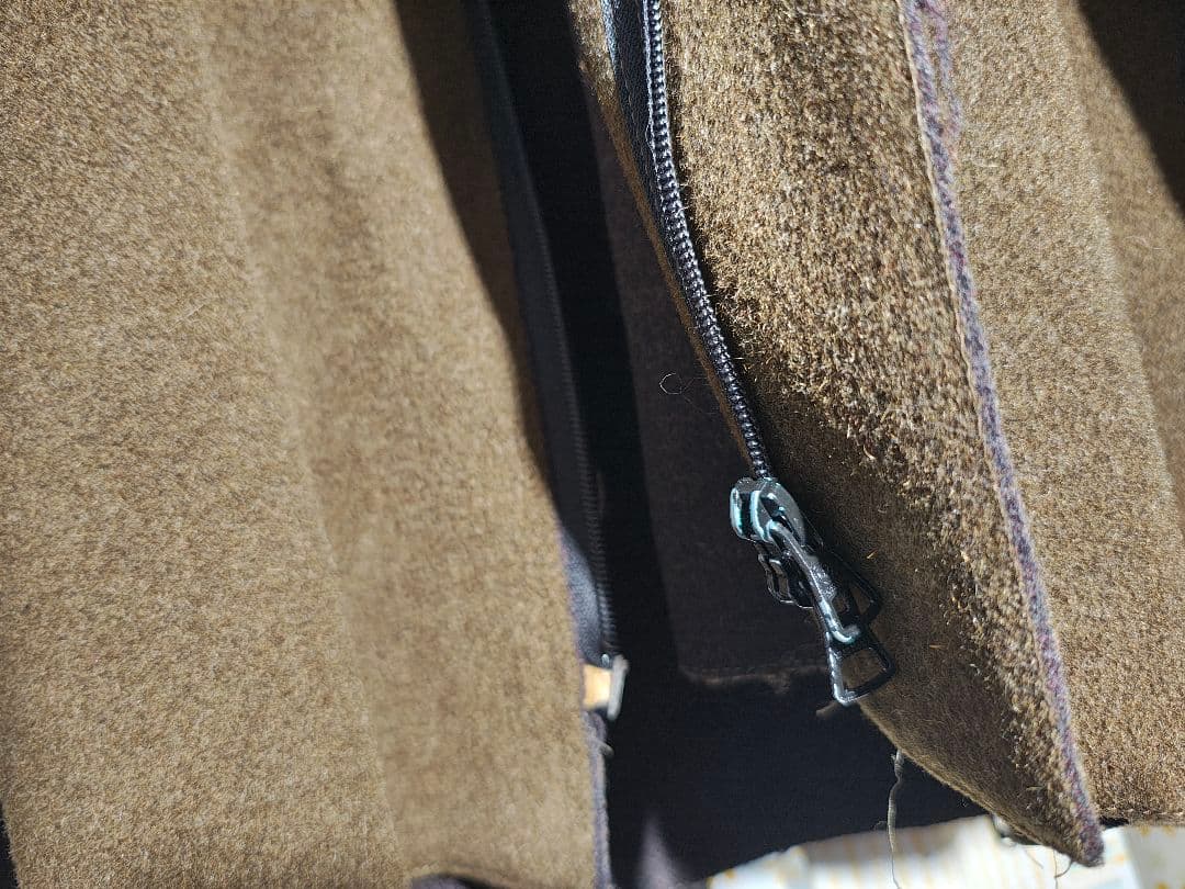 90Sビンテージ！フランス製apc メンズモッズコート（ウールメルトン）