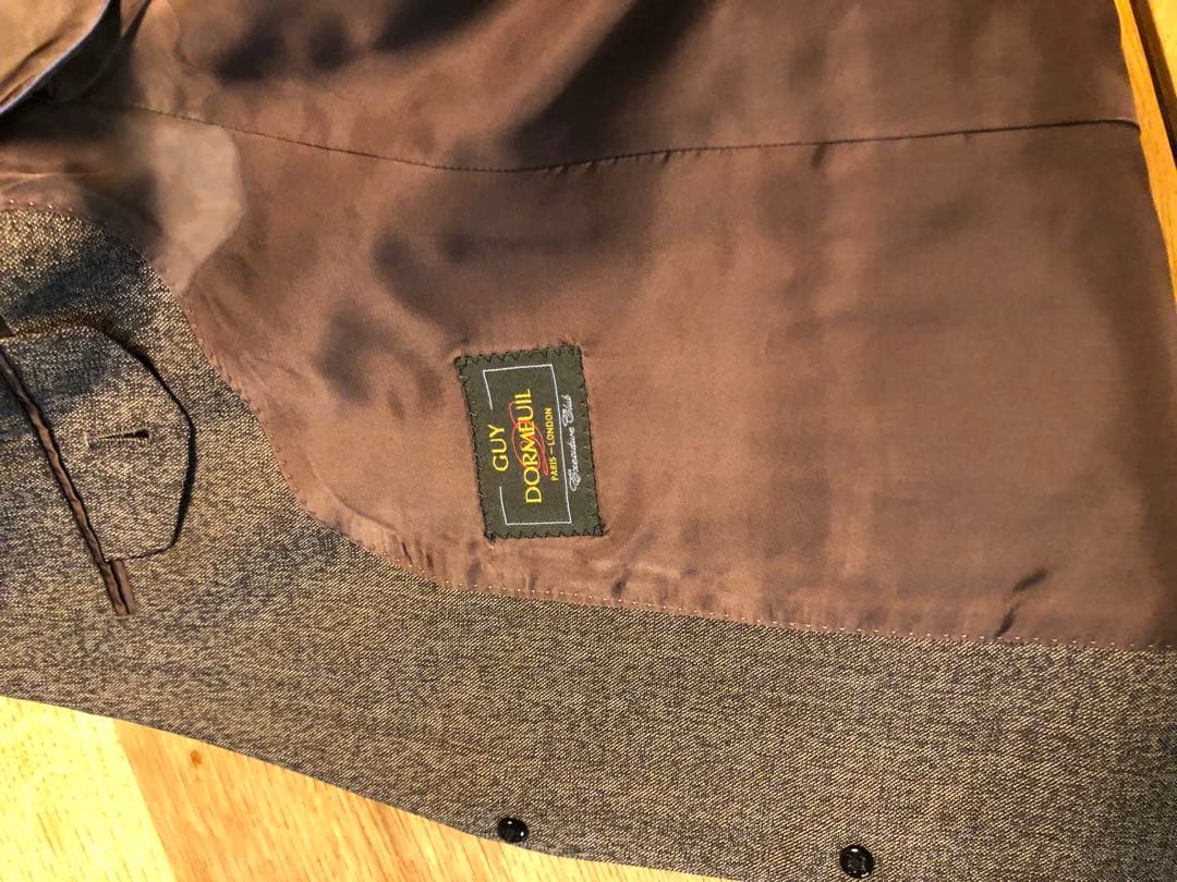 サビルロウ　A7ビジネススーツ　高級生地GUY DORMEUIL