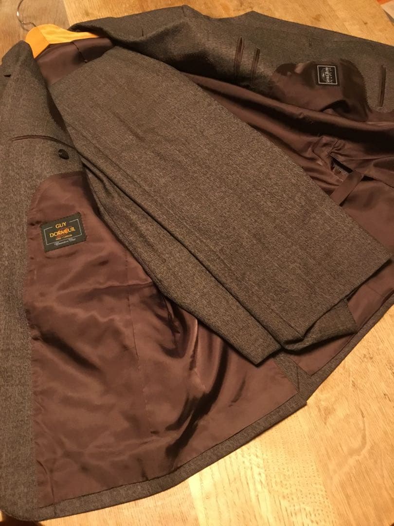 サビルロウ　A7ビジネススーツ　高級生地GUY DORMEUIL