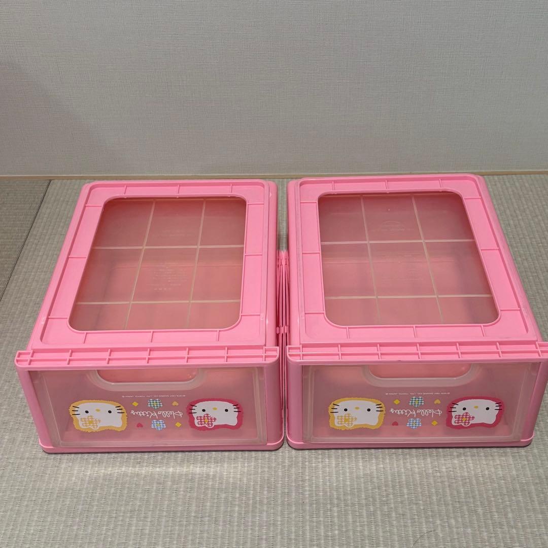 カオハナキティ　ハローキティ レトロ　収納ケース　チェストビンテージ　2セット