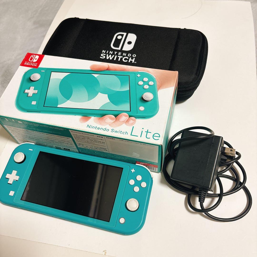 ［善］【おまけ付き】Nintendo Switch Lite ターコイズ