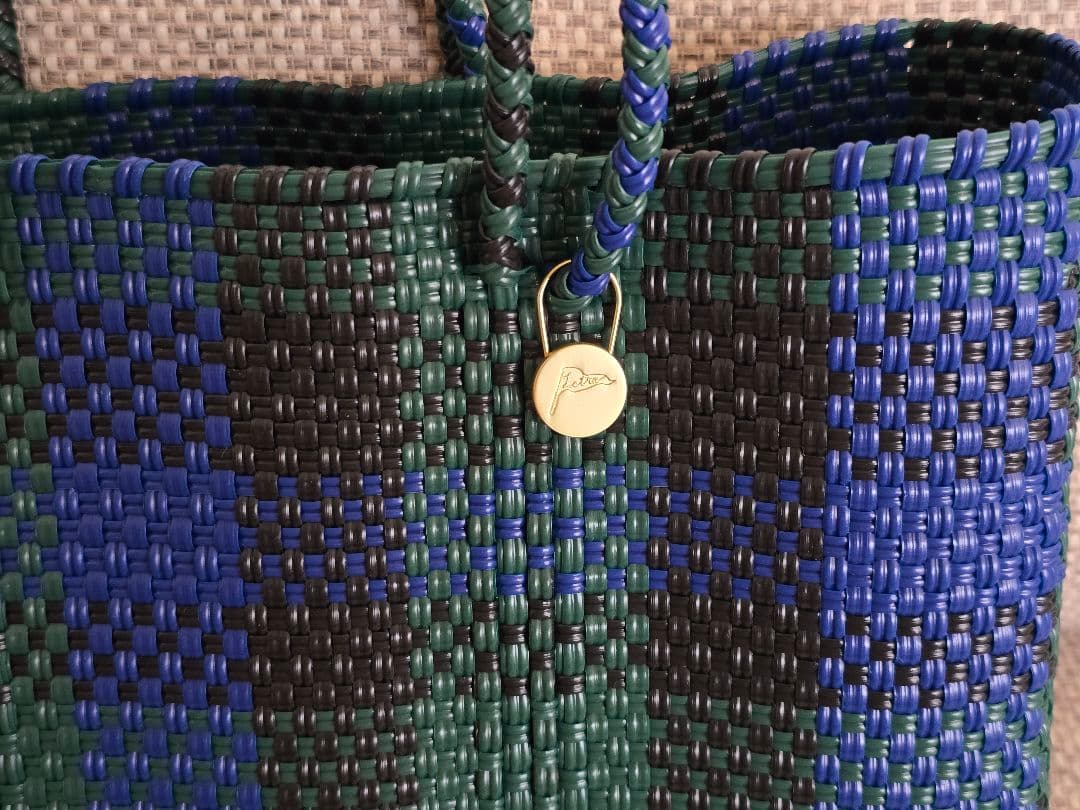 新品未使用・ レトラ メルカドバッグ 3COLORS CHECK