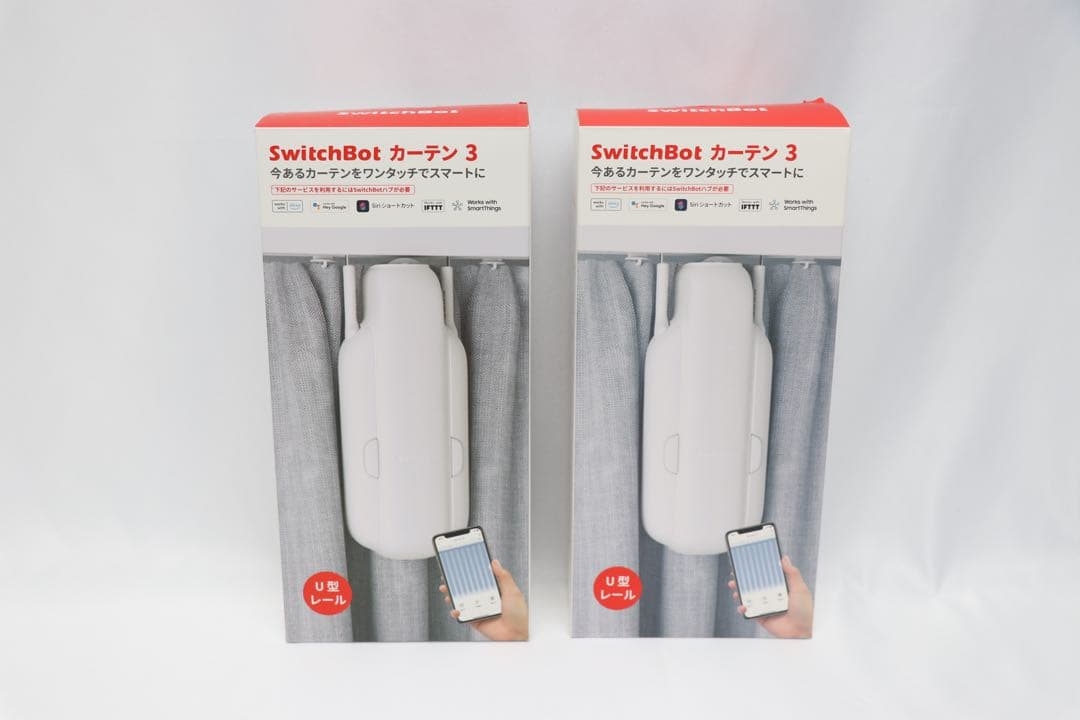 SwitchBot カーテン 第3世代 スイッチボット カーテン3(U型) ２台
