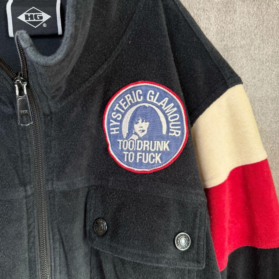 Hysteric Glamour ジップアップジャケット　ガールワッペン