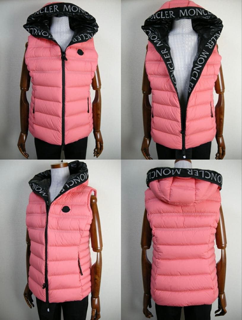 MONCLER ALTERESE GILET ダウンベスト ピンク 1