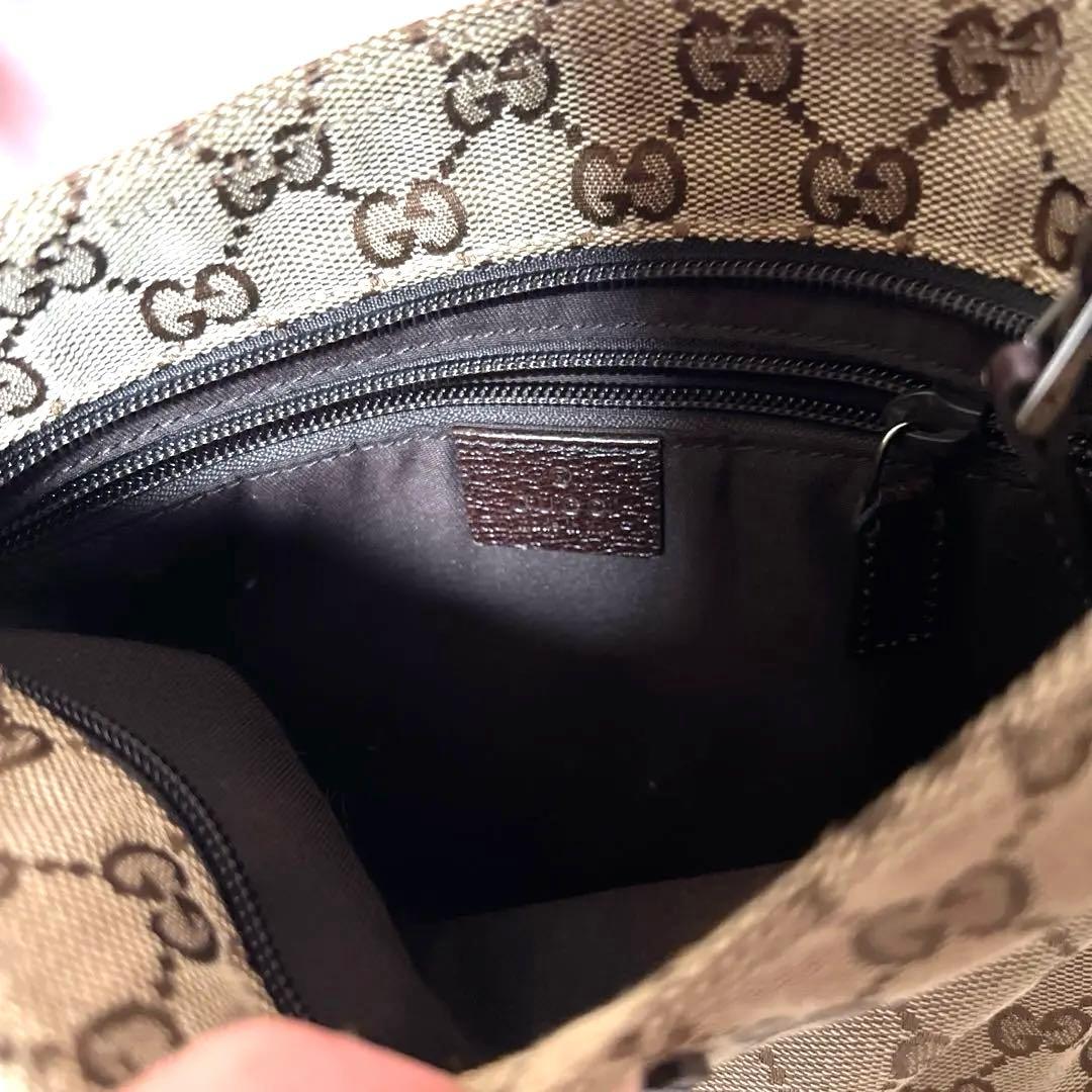 美品 GUCCIGGキャンバス シェリーライン 型番146309