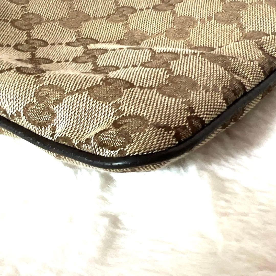 美品 GUCCIGGキャンバス シェリーライン 型番146309