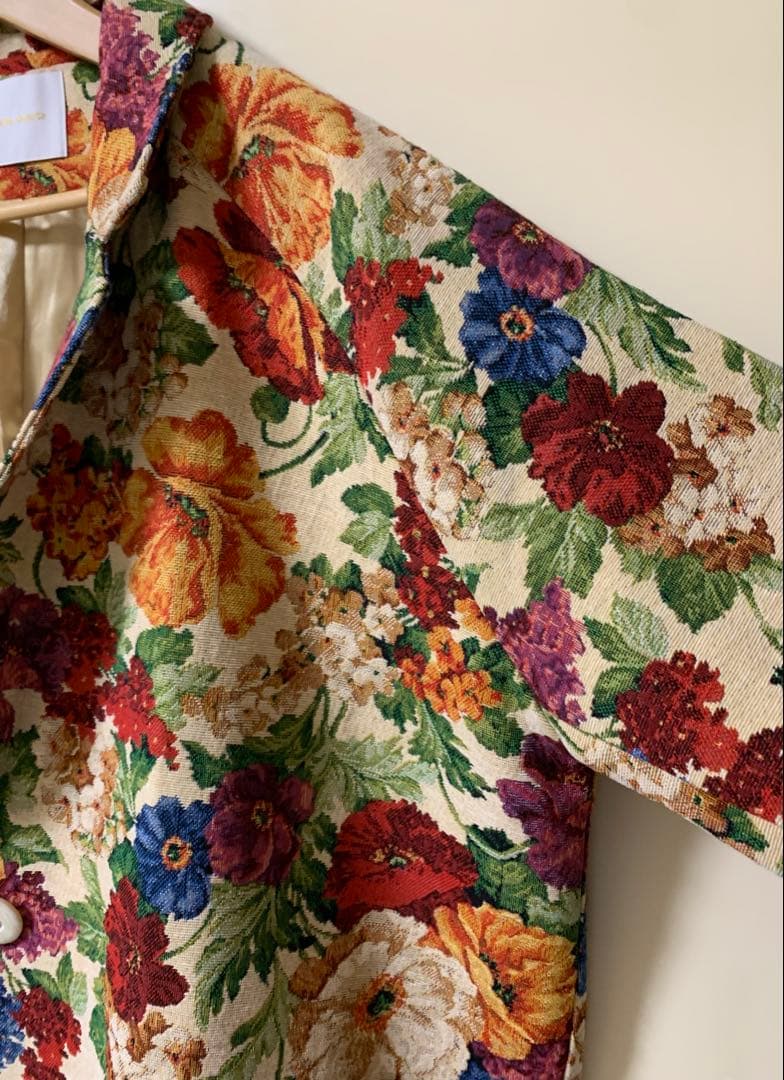 manana suerte ゴブランチェスターコート　花柄　限定モデル