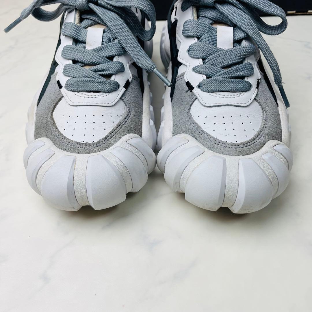 【名作】Onitsuka Tiger DENTIGRE 厚底 白 本革 23.5