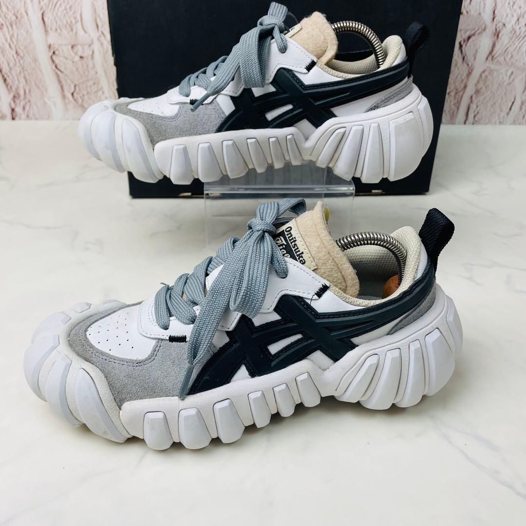 【名作】Onitsuka Tiger DENTIGRE 厚底 白 本革 23.5