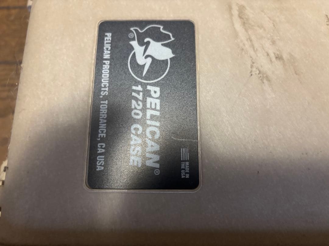 ペリカンケース　1720 タンカラー　M4 トレポン　pelican