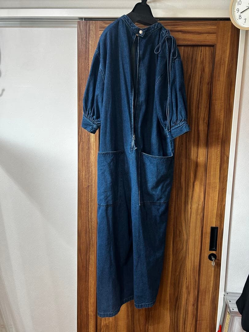 perna デニムオールインワン