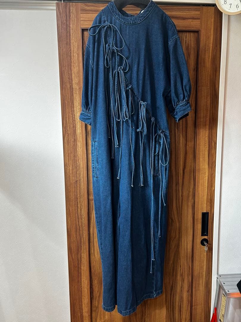 perna デニムオールインワン