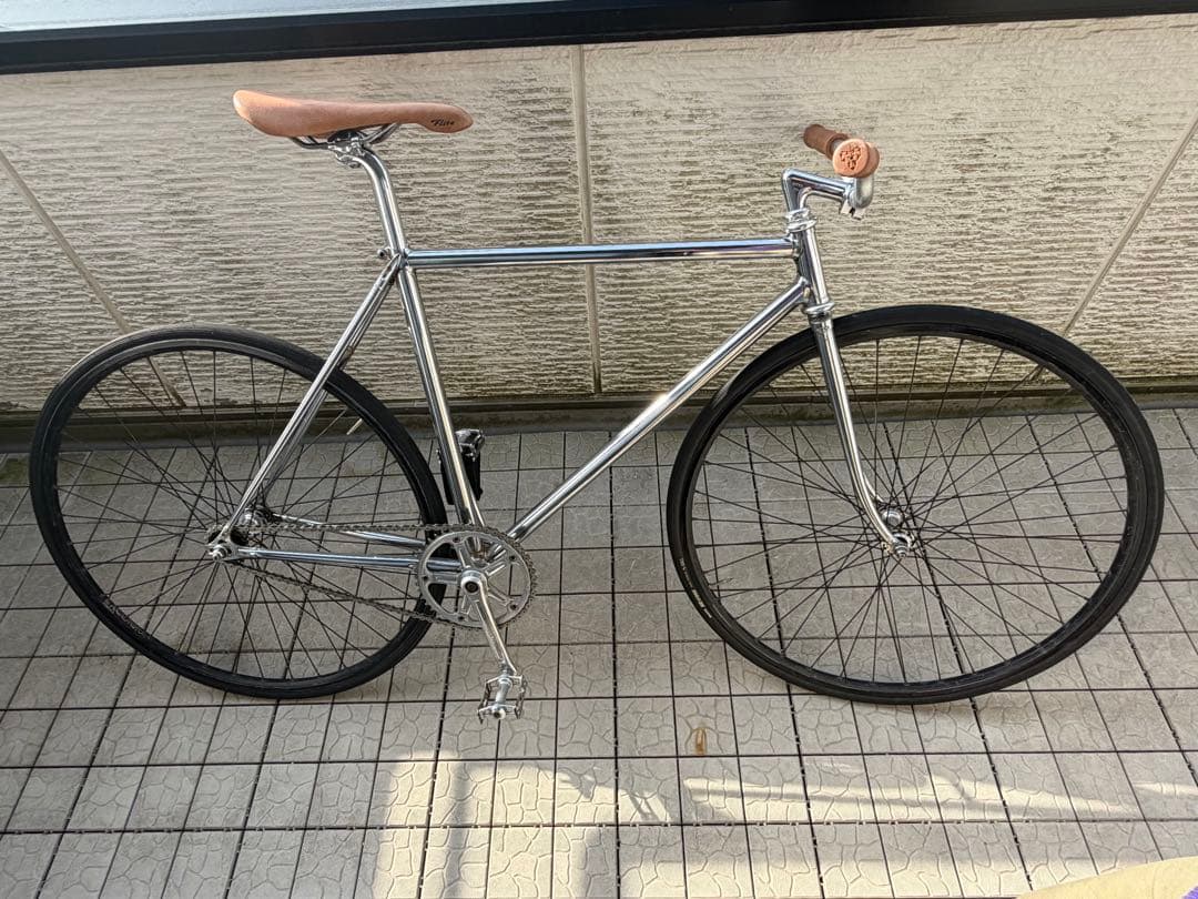 ク*ク様 samson サムソン ピストバイク クローム DURA ACE 完成