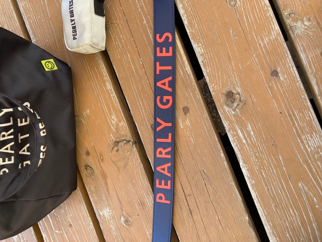 PEARLY GATES ベルト、ラウンドバック、ボールポーチセット