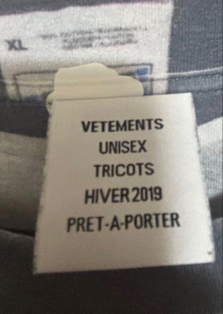 VETEMENTS 登坂広臣着用 転写 オーバーサイズ ロンT 正規品 美品