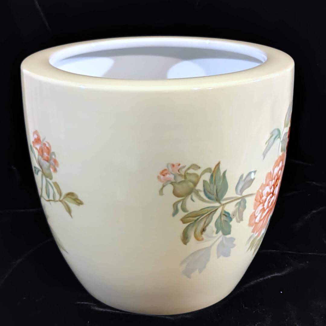 昭和８年　オールドノリタケ　 牡丹柄 　日陶印　火鉢