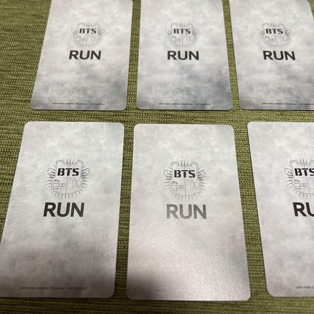 BTS RUN トレカ コンプ セット
