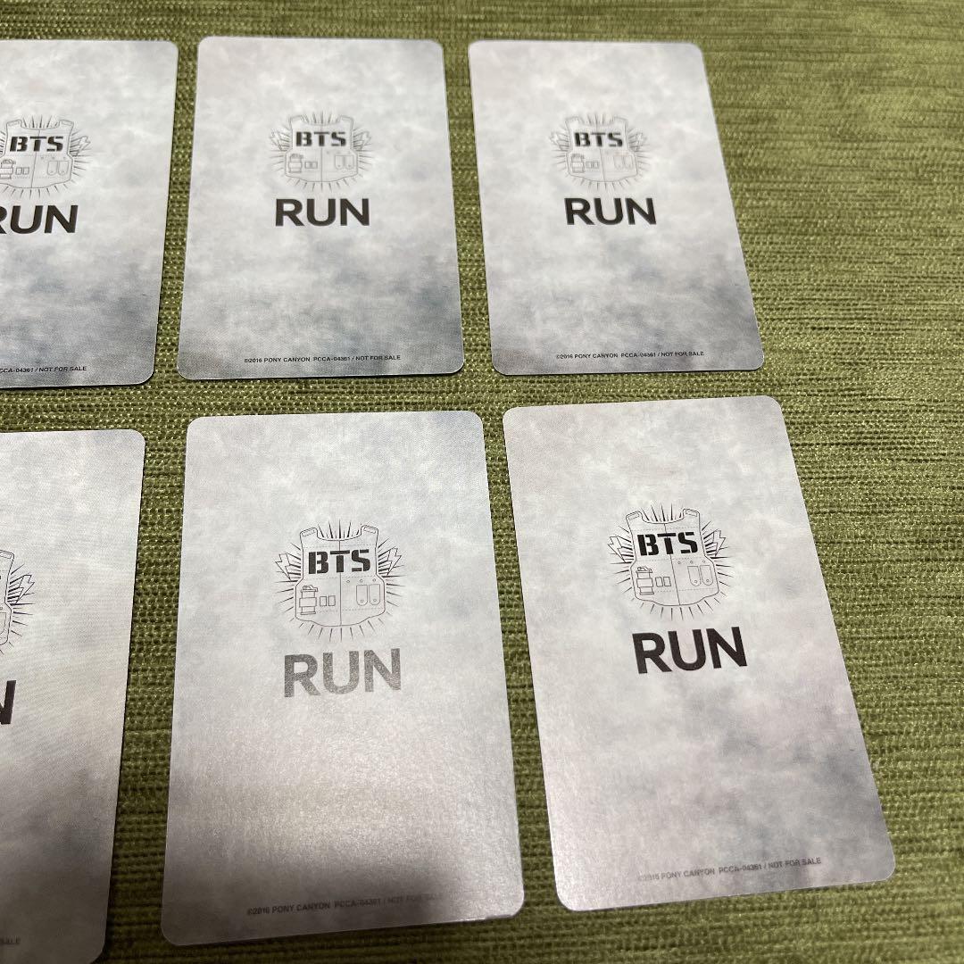 BTS RUN トレカ コンプ セット