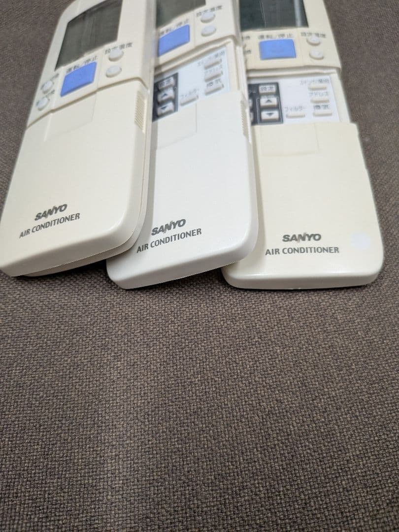 SANYO エアコン用リモコン RCS-SH1A　3個