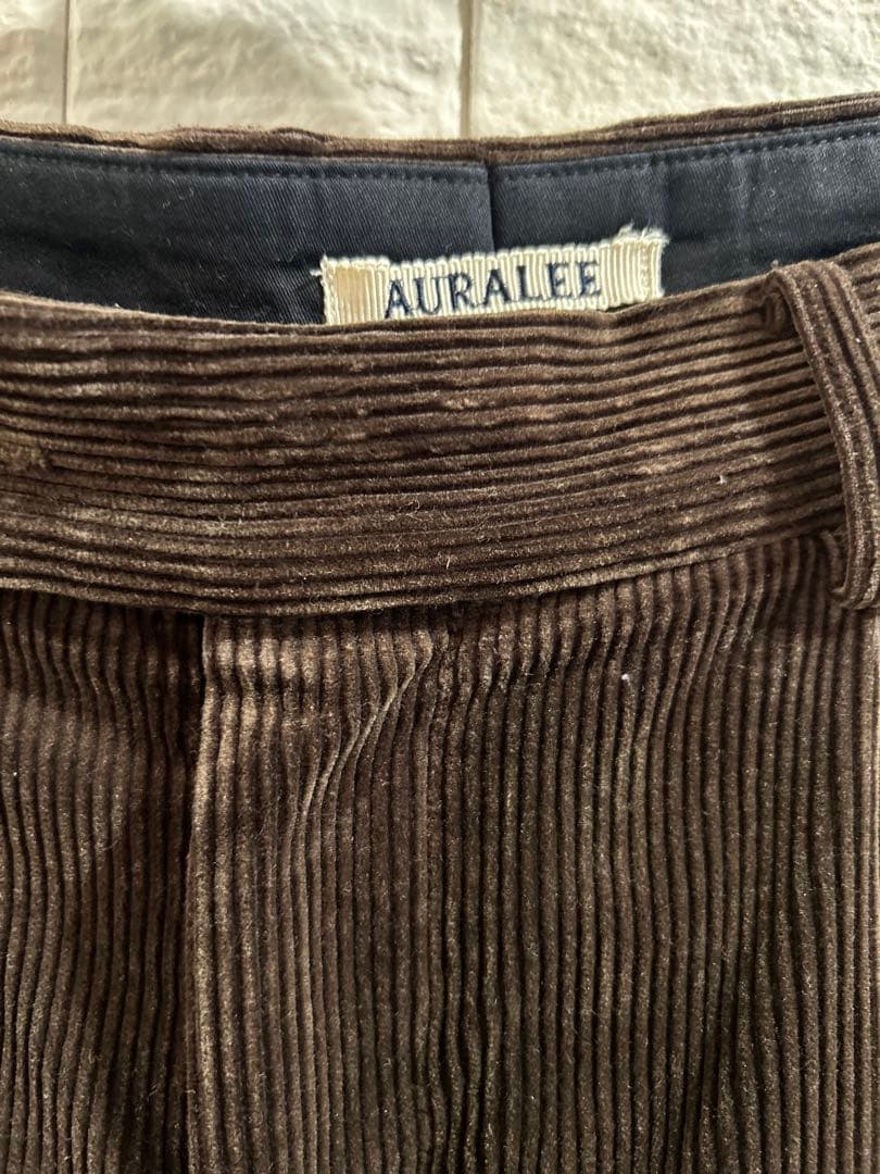 auralee コーデュロイパンツ　21aw