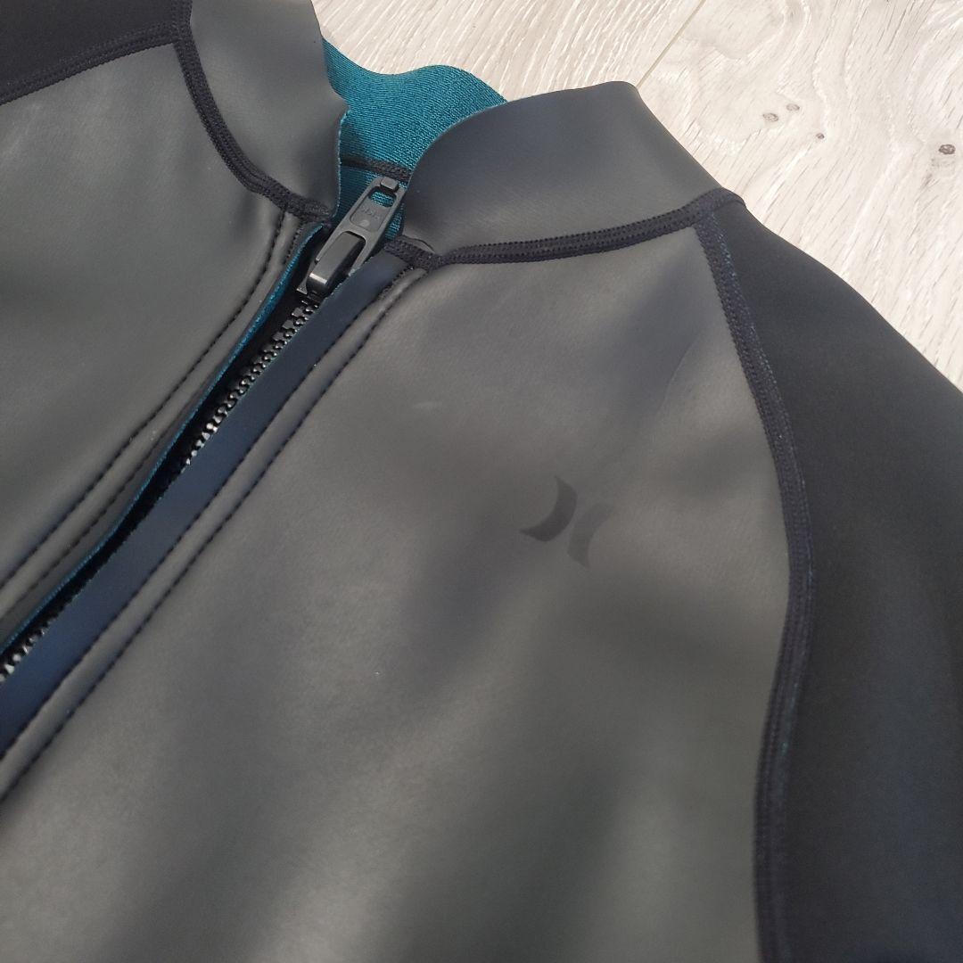 Hurley ジップアップ タッパー ウエットスーツ ブラック L
