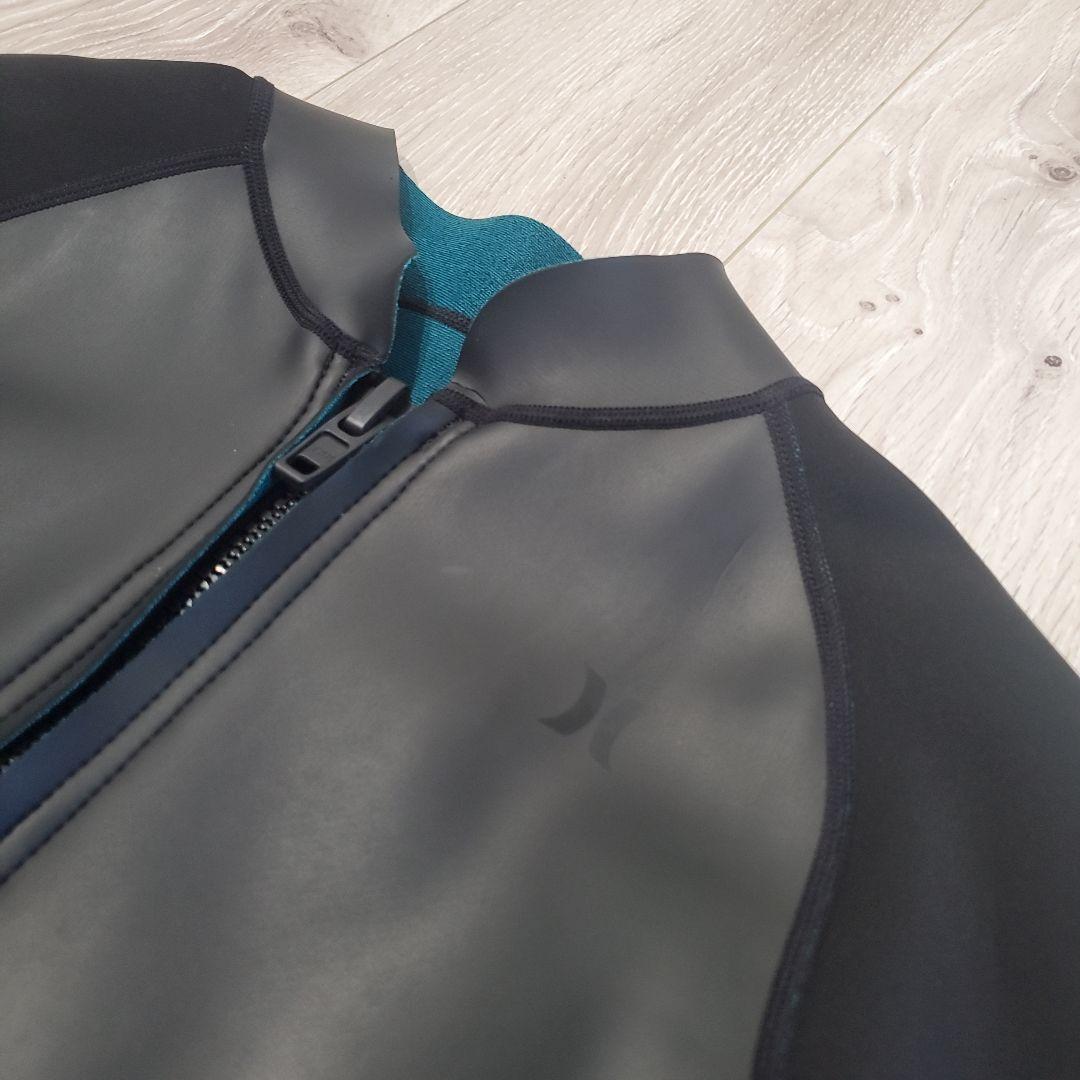 Hurley ジップアップ タッパー ウエットスーツ ブラック L