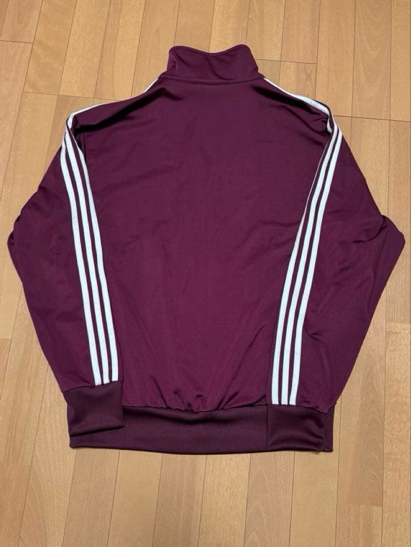 adidasトラックジャケット　ボルドー