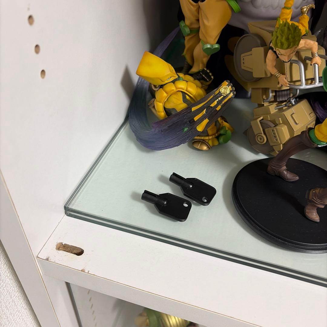 K*Y様 JAJAN ホワイト　ガラス　ディスプレイケース　フィギュアラック