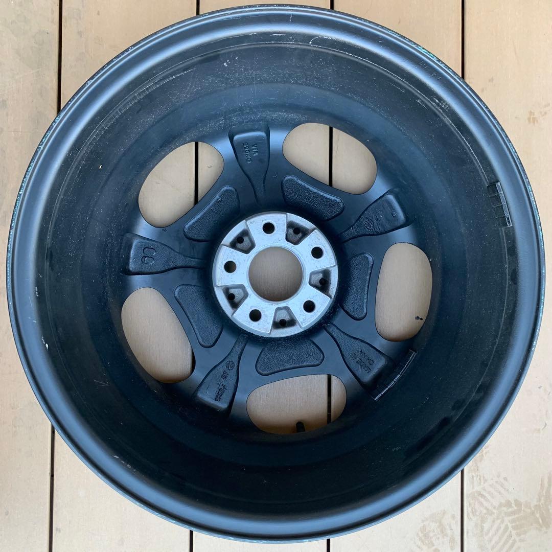 アルミホイール　マットブラック　2本　18×8J ET3/5 ②