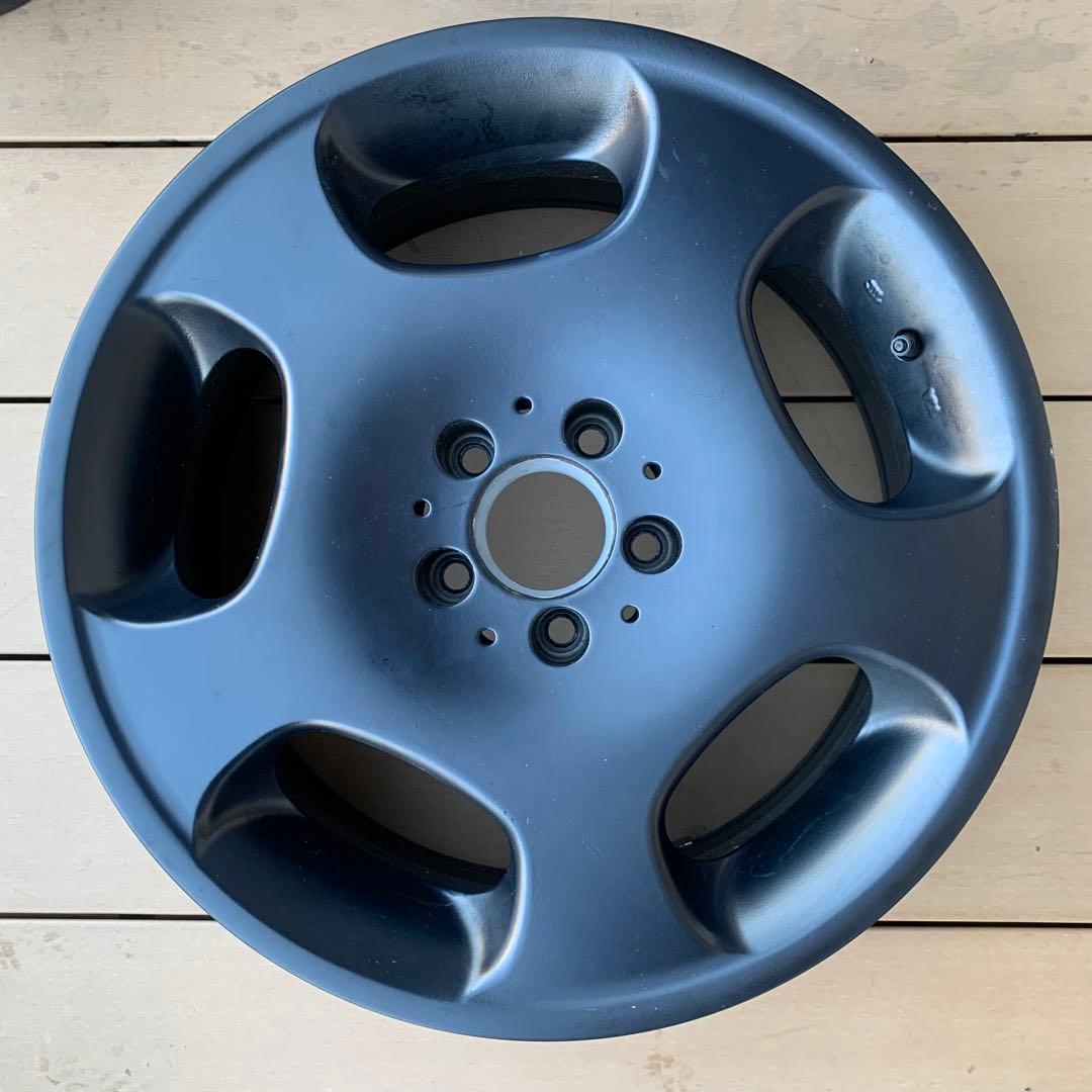 アルミホイール　マットブラック　2本　18×8J ET3/5 ②