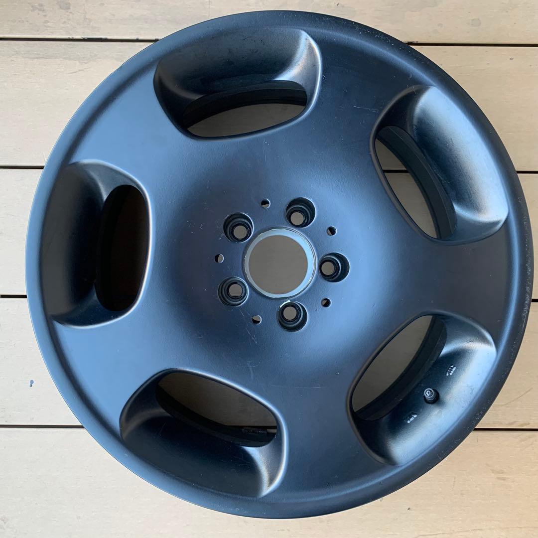 アルミホイール　マットブラック　2本　18×8J ET3/5 ②