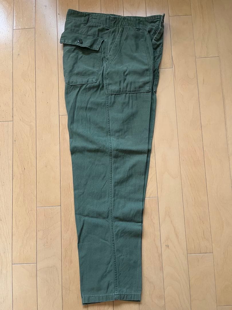 70s　米軍　ユーティリティ　トラウザーパンツ　OG-107 オリーブ　カーキ